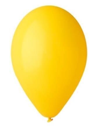 Balónek, žlutá, 26 cm