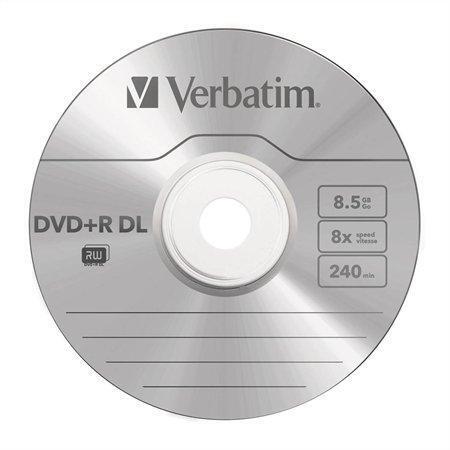 DVD+R DL, 8,5GB, 8x, Verbatim, Double Layer, jewel box