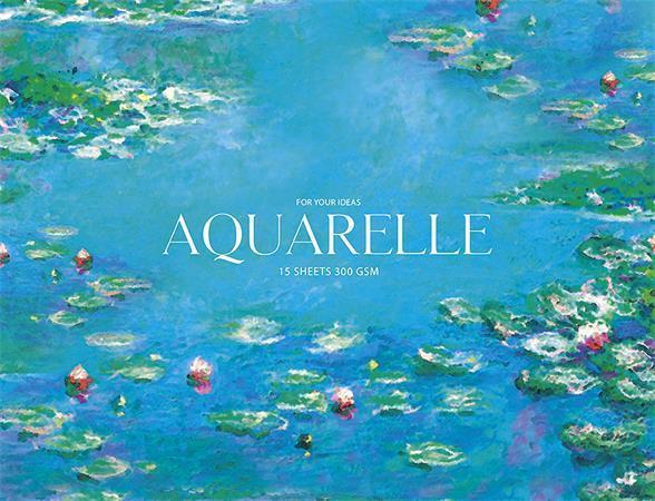 Skicák, náčrtník "Aquarelle", A4+, 300 g, 15 listů, SHKOLYARYK