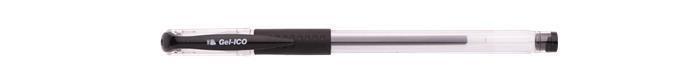 Gelové pero "Gel-Ico", černá, 0,5mm, s uzávěrem, ICO