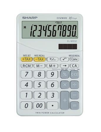 Kalkulačka stolní, "EL-M332" 10 místný displej, SHARP