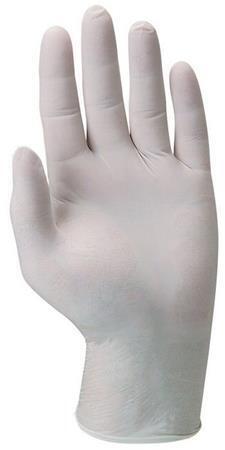 Ochranné rukavice, jednorázové, latexové, velikost M/8-as, pudrované, 5808B M
