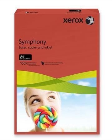 Xerografický papír "Symphony", tmavě červená, A4, 80g, XEROX