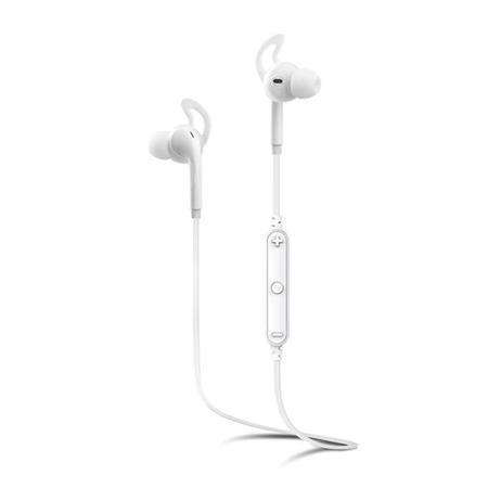 Sluchátka do uší na sport "A610BL", bílá, s mikrofonem, Bluetooth, AWEI