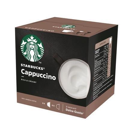 Kávové kapsle "Cappuccino", 6+6ks, STARBUCKS by Dolce Gusto