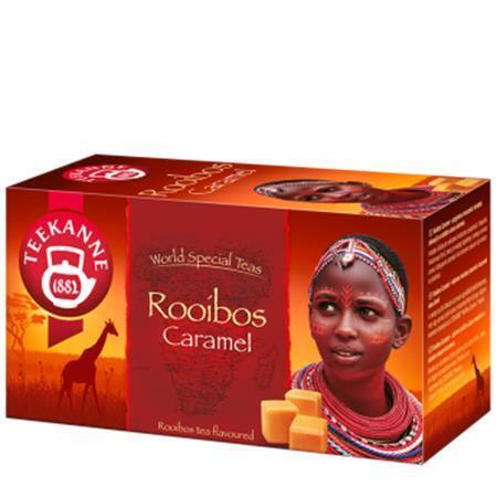 Bylinný čaj "Rooibos Caramel", karamel, 20x1,75g, TEEKANNE