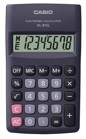 Kalkulačka kapesní, 8místný displej, CASIO "HL-815"