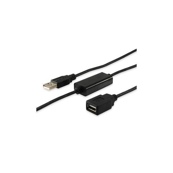 Prodlužovací kabel USB 2.0, aktivní, 5 m, EQUIP 133336