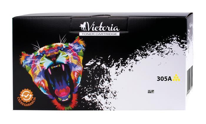 CE412A Inkjet cartridge pro tiskárny LaserJet Pro 300 MFP M375, 2600 str., 305A žlutá, VICTORIA