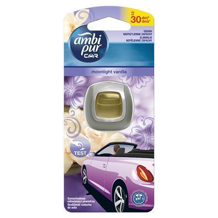 Osvěžovač vzduchu do auta, 2 ml, Moonlight Vanilla, AMBI PUR