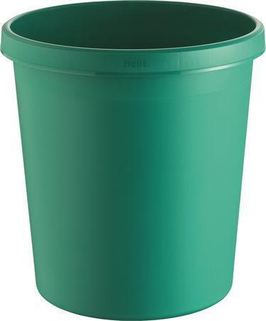 Odpadkový koš, zelená, 18 litrů, HELIT