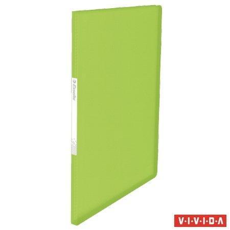 Katalogová kniha "Vivida", měkká, zelená, A4, 20 kapes, ESSELTE