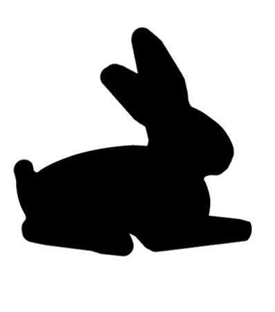 Ozdobná děrovačka, 16 mm, králík