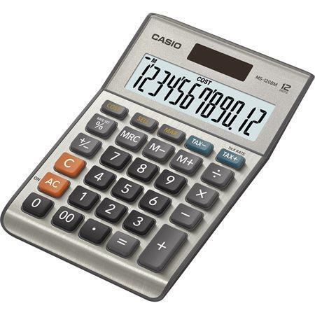 Kalkulačka, stolní, 12místný displej, CASIO "MS-120B MS"