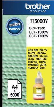 BT5000Y Inkjet cart.pro DCP T-300, 500W, 700W tiskárny, BROTHER Žlutá, 5tis.stran