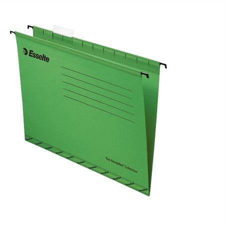 Zesílené závěsné desky "Classic", zelená, A4, recyklovaný karton, ESSELTE