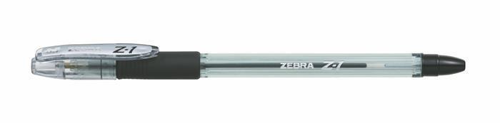 24161 Kuličkové pero "Z-1", černá, 0,24 mm, s víčkem, ZEBRA