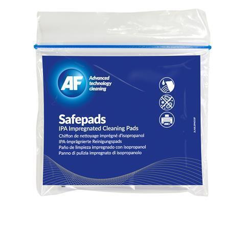 Čisticí ubrousky "Safepads", s izopropylalkoholem, větší velikost, 10 ks, AF