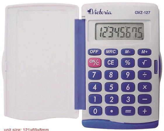 Kalkulačka kapesní, 8místný displej, VICTORIA "GVZ-127"