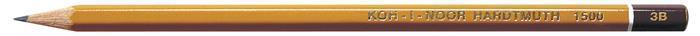 Grafitová tužka "1500", 3B, šestihranná, 12ks, KOH-I-NOOR