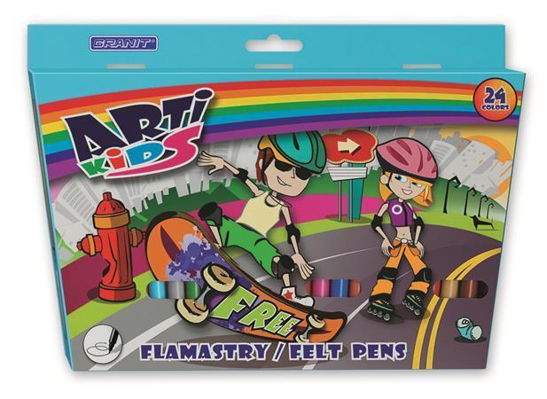 Fixy "Arti Kids", sada 24 barev, GRANIT