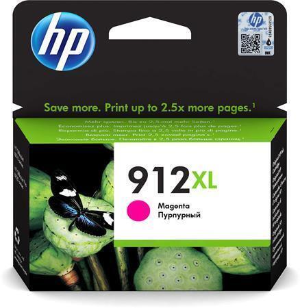 3YL82AE Inkoustová cartridge HP 912XL, do tiskárny OfficeJet 8023 All-in-One, purpurová, 825 stránek