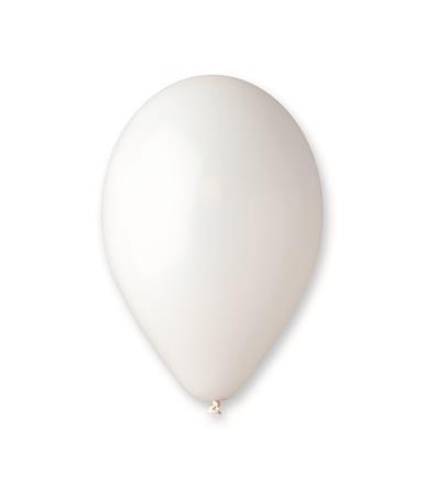 Balónky, 30 cm, bílá