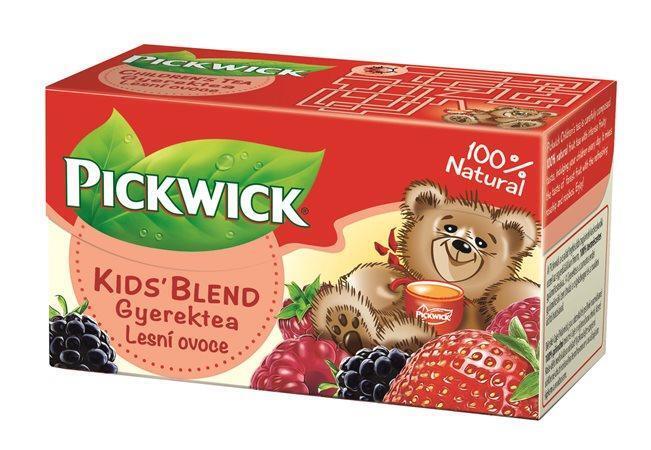 Ovocný čaj "Kid's Blend", lesní ovoce, 20 x 2 g, PICKWICK