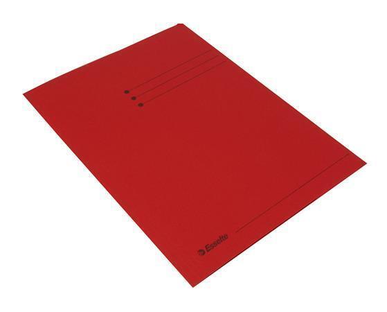 Desky s chlopněmi "Manilla", červená, PP, A4, ESSELTE