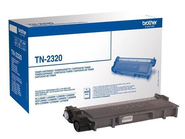TN2320 Toner pro HL L2300D, DCP L2500D tiskárny, BROTHER černá, 2,6 tis.