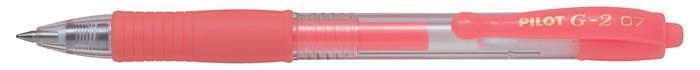 Gelové pero "G-2 Neon", červená, 0,37mm, PILOT