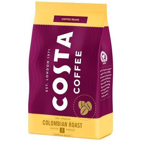 Káva "Colombian Roast", pražená, zrnková, 500 g, COSTA