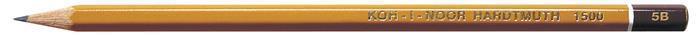 Grafitová tužka "1500", 5B, šestihranná, 12ks, KOH-I-NOOR