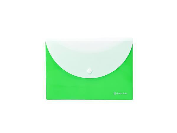 Desky s drukem, neon zelená, 2 kapsy, PP, A5, PANTA PLAST 0410-0088-04