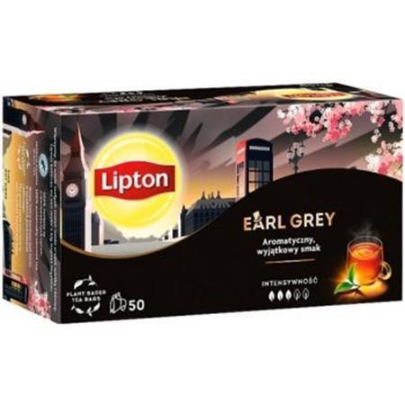 Čaj černý, 50x2 g, LIPTON &quot;Earl grey&quot;