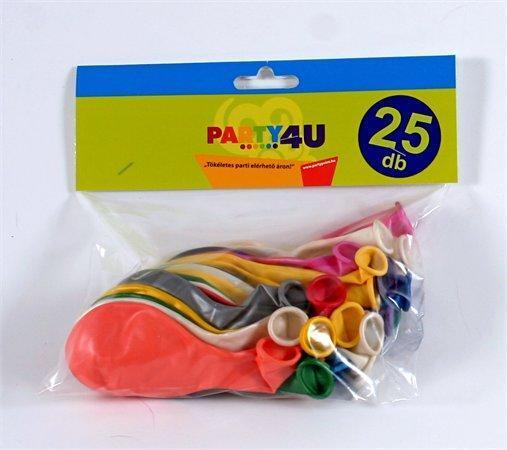 Nafukovací balónky, perleťové, mix barev, 26 cm