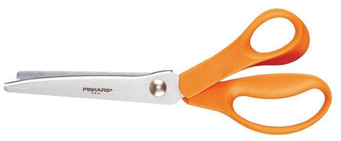 Nůžky entlovací, 23 cm, FISKARS "Classic", oranžové