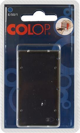 Razítkový polštářek "E50/1", modrá, 2 ks/blister, COLOP