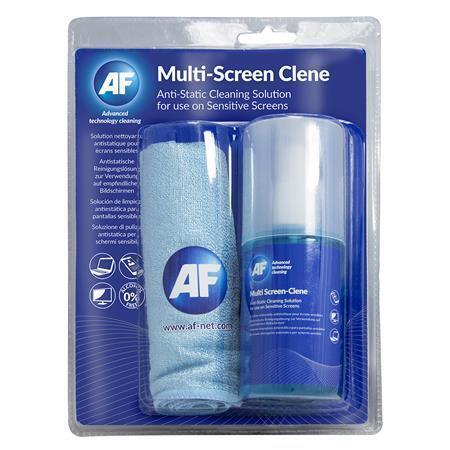 Čistící sprej na obrazovku "Multi Screen-Clene", s mikrohadříkem a rozprašovačem, 200 ml, AF