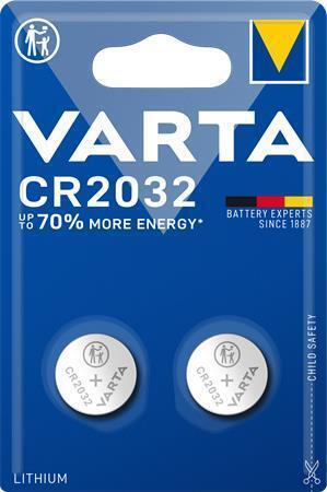 Knoflíková baterie CR2032, 2ks, VARTA