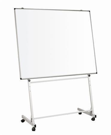 Mobilní stojan na bílou tabuli, s kolečky, 90 cm, VICTORIA