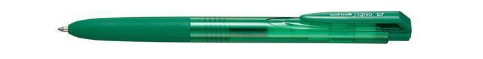 Gelové pero "UMN-155N",zelená, 0,35 mm, stiskací mechanismus, UNI