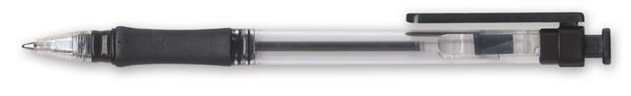 Kuličkové pero "D595", černá, 0,4 mm, GRANIT