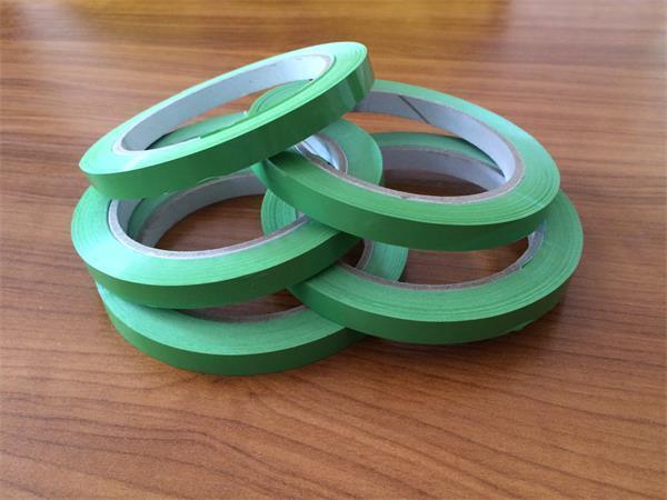 Páska na utěsnění sáčků, zelená, 9 mm x 66 m, samolepicí