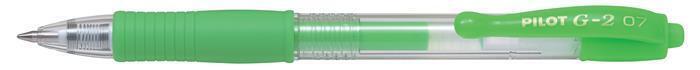 Gelové pero "G-2 Neon", zelená, 0,37mm, PILOT