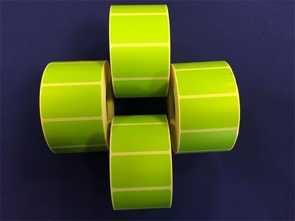Label, thermo, 25×45 mm, 1000 label/roll, green