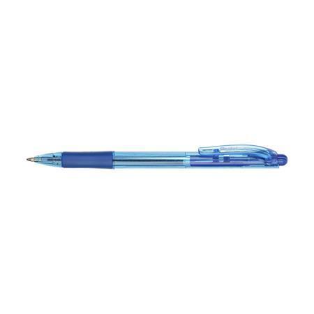 Kuličkové pero "BK417", modrá, 0,35 mm, stiskací mechanismus, PENTEL BK417-C