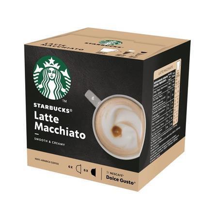 Kávové kapsle "Latte Macchiato", 6+6ks, STARBUCKS by Dolce Gusto