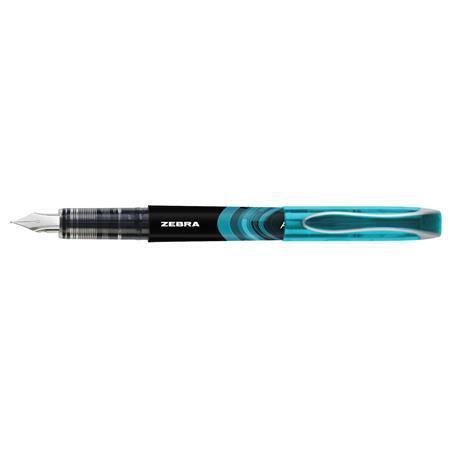 Inkoustové pero, světle modrá, 0,6 mm, ZEBRA
