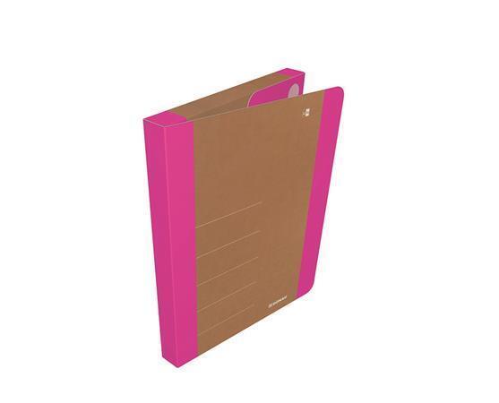 Desky na výkresy "Life", neonově růžová, 30 mm, karton, A4, DONAU 2074001FSC-30